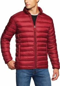 img 4 attached to Stay Warm And Stylish With TSLA Men'S Water-Resistant Lightweight Packable Puffer Jacket