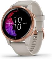 garmin venu: rose gold gps smartwatch with music, body energy monitoring, and animated workouts логотип