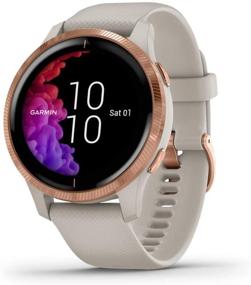 img 4 attached to Garmin Venu: Rose Gold GPS Smartwatch with Music, Body Energy Monitoring, and Animated Workouts