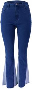 img 3 attached to Flaunt Your Style With LONGBIDA'S High Waisted Bell Bottom Jeans For Women