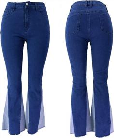 img 1 attached to Flaunt Your Style With LONGBIDA'S High Waisted Bell Bottom Jeans For Women