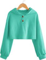 meilidress hoodies fashion pullover sweatshirts girls' clothing : active logo
