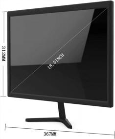 img 1 attached to 💻 Enhance Your Display Experience: Limszi 18.5" Computer Monitor with Brightness Speakers and HDMI