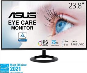 img 3 attached to ASUS VZ24EHE 23.8" 1080P Monitor: 75Hz, Blue Light Filter, Flicker-Free, Ultra Slim, HDMI, and IPS Technology.