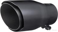 black exhaust design stainless muffler logo