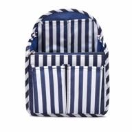 будьте организованы на ходу с мини-вставкой-органайзером для рюкзака hoyofo - в синюю полоску | легкий нейлоновый разделитель сумки через плечо для рюкзака и кошелька логотип