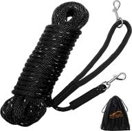 🐾 adcsuitz dog training leash lead long rope - premium reflective nylon for strong & easy control - ideal for outdoor walks & playtime - suitable for small to large dogs logo