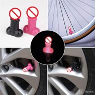 🚗 yonoy prank car wheel caps | luminous stem cap shaped tire cover | prank funny stem cap, ideal for bachelorette parties | fits cars, trucks, bikes, motorcycles | white, 6 pack логотип