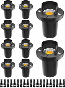 img 4 attached to ZUCKEO 10W Outdoor Low Voltage LED Landscape Lights For Pathways, Gardens, And Driveways - Waterproof And Easy To Install (10PACK)