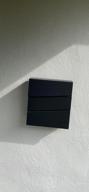 img 1 attached to Large Metal Wall-Mounted Mailbox with Key Lock, 13" x 13.6" x 4.2" - Black review by Montez Parson