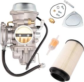 img 4 attached to High-quality Carburetor Replacement Part # 3131557 3131453 for Polaris Sportsman 500 HO 4X4 (2001-2005 & 2010-2012), Polaris Scrambler 500 4x4 (1997-2009), 2000-2002 Polaris Trail Boss 325, and other ATV Carb models