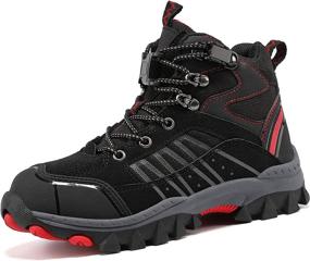 img 4 attached to 👟 Adventurer's Choice: Boys' Anti-Skid Sneakers for Comfortable Outdoor Trekking