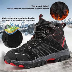 img 3 attached to 👟 Adventurer's Choice: Boys' Anti-Skid Sneakers for Comfortable Outdoor Trekking