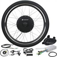 48v 1000w electric bicycle conversion kit 24" front wheel voilamart w/ intelligent controller & pas system logo