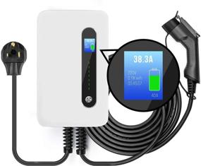 img 1 attached to ⚡ 240V 40 Amp Level 2 Electric Vehicle (EV) Charging Station | 20ft/6m J1772 Cable & NEMA 6-50 Plug | EVSE 9.6kW Compatible with SAE J1772 Electric Vehicles