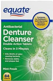img 1 attached to 🦷 Polident Antibacterial Denture Cleanser Twin Pack