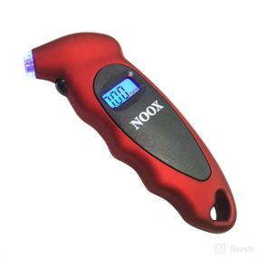 img 4 attached to 🚗 Red Digital Tire Pressure Gauge Car Accessories – Low Tire Pressure Check Tool for Women & Men, Car Truck Motorcycle Bicycle Jeep Sedan Limousine Wagon Tires, 150 PSI – TG615