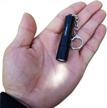 compact waterproof flashlight keychain - nitefox bright k1: high 150 lumens for edc, camping, hiking, dog walking, reading & sleep, small lantern and torch lamp, black logo