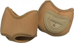 img 4 attached to Neoprene Half Sole Dance Paws For Women - Forefoot Pads And Half Lyrical Shoes