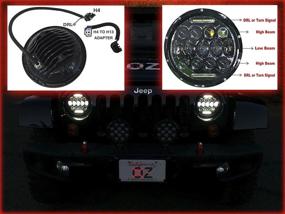img 2 attached to High Output 7" OZ-USA® Military LED Headlight - 75w, 24V - For M35a2, M35, M35a3, M923 Truck, HMMWV, M998 DIESEL