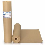 18-inch x 1,200-inch (100 ft) brown kraft paper roll - made in usa | multipurpose: packing, moving, gift wrapping, shipping, parcel, wall art, crafts, bulletin boards, floor covering, table runner logo