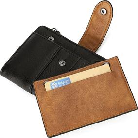 img 3 attached to CLUCI Leather Organizer Designer Removable Women's Handbags & Wallets via Wallets