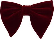 levao velvet vintage tuxedo bowtie: versatile men's accessories for ties, cummerbunds & pocket squares логотип