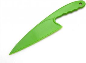 img 2 attached to 4-Piece Plastic Cake Knives With Serrated Edges: Perfect For Cutting Cakes, Breads, Vegetables & Fruits - Random Colors!