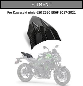 img 3 attached to 🏍️ Kawasaki Ninja 650 Z650 Rear Pillion Solo Seat Cowl Cover Fairing Tail Section 2017-2022: Complete Review and Guide