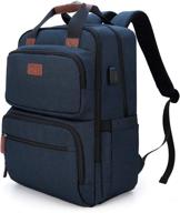 backpack business charging resistant computer backpacks via laptop backpacks логотип