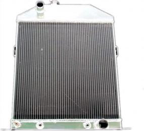 img 4 attached to Chevy Deluxe Super Deluxe 2 GA Special 29A 1942-1948 Aluminum Engine Radiator By Blitech.