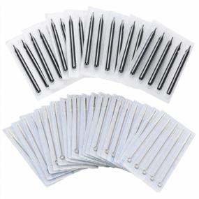 img 3 attached to Yuelong Tattoo Needles And Tips Set - 100Pcs Assorted Black Long Tubes For Tattoo Machine Grip Tubes, Ideal For Tattoo Supplies And Kits - Mixed Needles And Tips Included