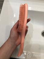 img 2 attached to Large Peach Glow Tangle Teezer Wet Detangler Hairbrush review by Ada Kolodziey ᠌