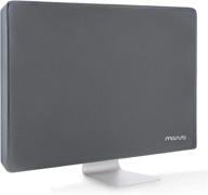 mosiso anti-static dustproof monitor cover for 22-25 inch lcd/led/hd panels - space gray protective sleeve compatible with imac 24 inch, pc desktops, and tvs logo