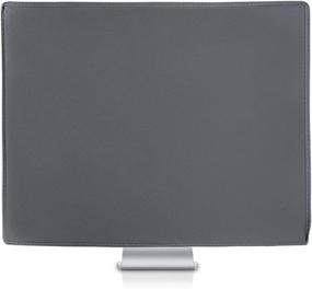img 3 attached to MOSISO Anti-Static Dustproof Monitor Cover For 22-25 Inch LCD/LED/HD Panels - Space Gray Protective Sleeve Compatible With IMac 24 Inch, PC Desktops, And TVs