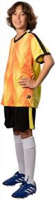 img 3 attached to PAIRFORMANCE Youth Soccer Uniform Set For Boys And Girls, Age 6-12 - Sports Team Training Jerseys And Shorts For Indoor Soccer