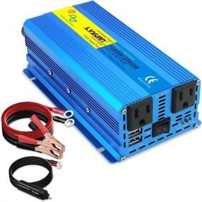 img 4 attached to 🔌 LVYUAN 1000W Pure Sine Wave Power Inverter: 24V to 110V DC to AC Converter with Dual USB Ports and AC Outlets - Ideal for Car, RV, Truck, Home Solar System