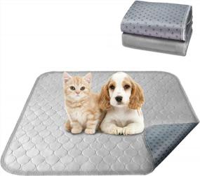 img 4 attached to Double The Protection: Reusable Puppy Pads For Ultimate Absorption And Comfort!