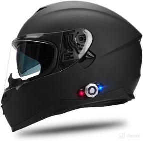 img 4 attached to FreedConn Bluetooth Motorcycle Helmet Adults