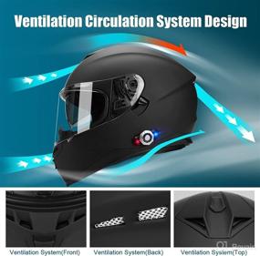 img 2 attached to FreedConn Bluetooth Motorcycle Helmet Adults