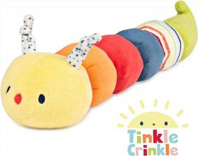 img 2 attached to 14” GUND Baby Tinkle Crinkle Caterpillar Plush: Stimulate Your Little One'S Senses!