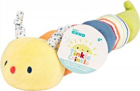 img 1 attached to 14” GUND Baby Tinkle Crinkle Caterpillar Plush: Stimulate Your Little One'S Senses!
