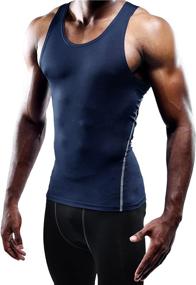 img 3 attached to Neleus Athletic Compression Under Layer Men's Clothing made as Active