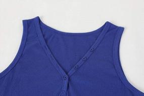 img 3 attached to Stay Comfortable And Chic With Niitawm Women'S V-Neck Tank Tops