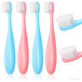 img 4 attached to 🦷 Multi-Function Children's Toothbrush with Bristles for Toddlers