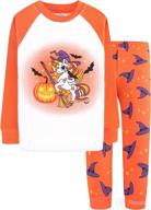 👑 daughter queen halloween pajamas: 18 months-12 years, 100% cotton sleepwear for girls & boys logo