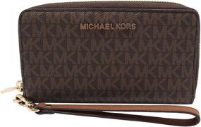 img 4 attached to Michael Kors Multifunction Wristlet Vanilla Women's Handbags & Wallets at Wristlets