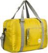 wandf foldable travel duffle for women: the ultimate carry-on bag for spirit airlines logo