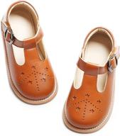 детская школьная обувь на плоской подошве: туфли-оксфорды kiderence mary jane для малышей и маленьких детей логотип