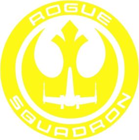 img 1 attached to 🚀 BYel Rogue Squadron Decal Vinyl Sticker Graphics: Enhance Your Vehicle or Laptop with UR Impressions' Bright Yellow 5.5-Inch URI207-BY!